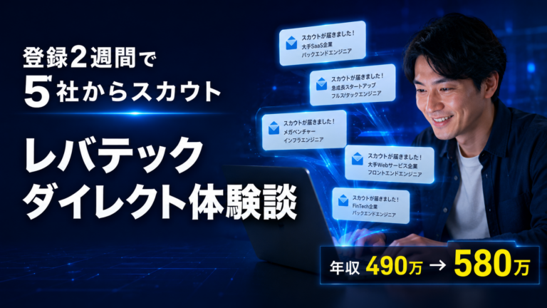 レバテックダイレクト体験談